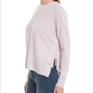 Vince Side-Tie Cashmere Pale Pink Sweater XS NWT